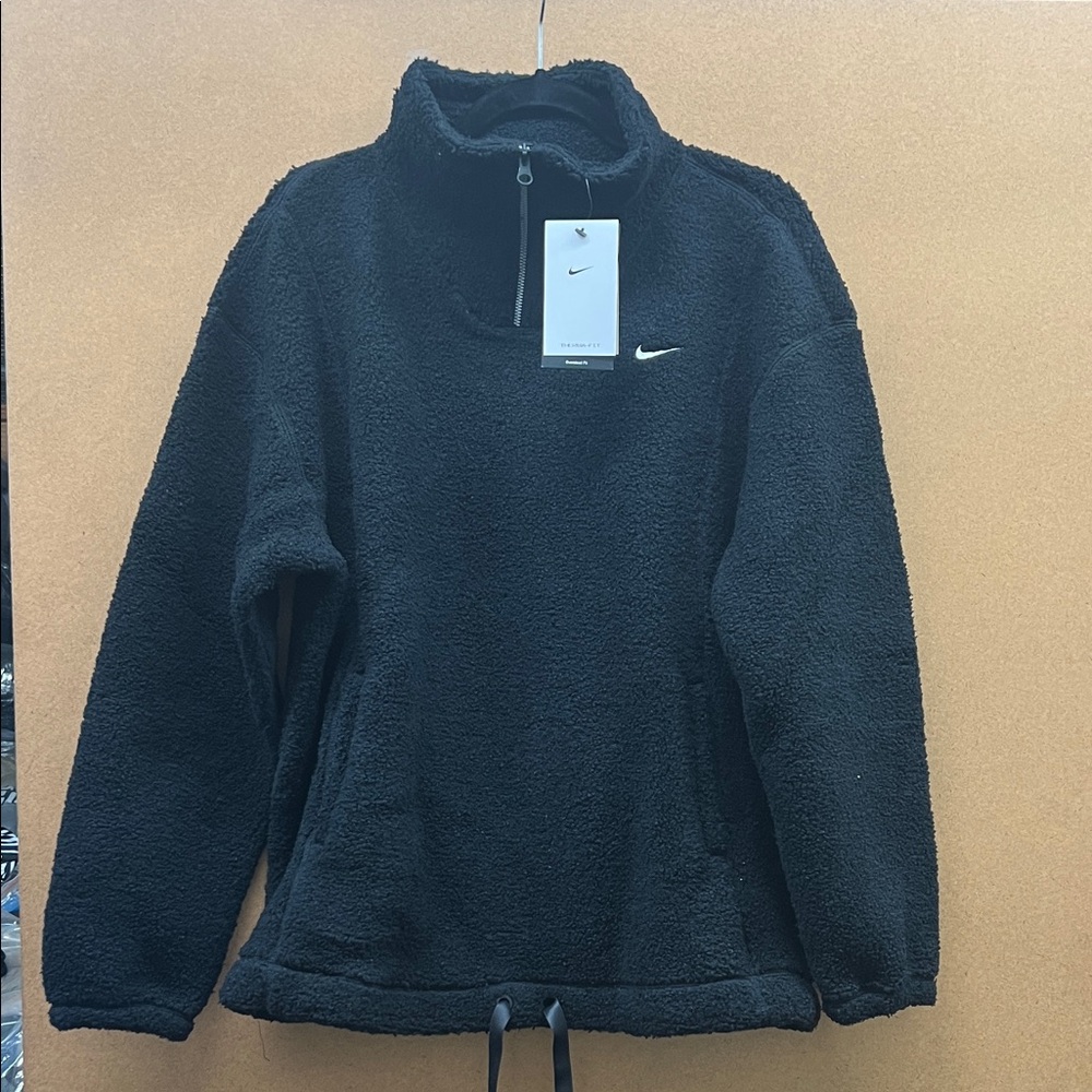 Nike Black Fleece Half-Zip Pullover